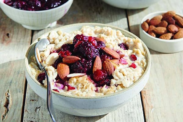 Steel-cut Oatmeal With Cranberries & Almonds