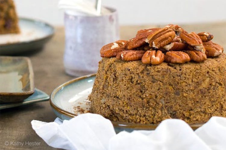 Instant Pot Holiday Orange Spice Cake (Vegan, Gluten-Free Option)