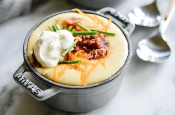 Instant Pot Loaded Potato Soup 