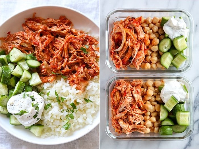 Instant Pot meal prep - shredded chicken