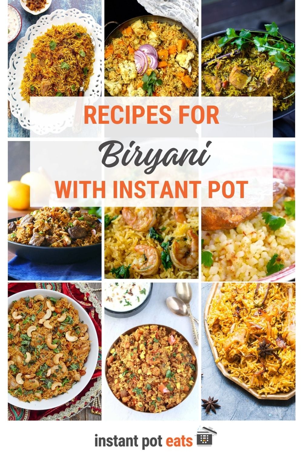 Instant Pot Biryani Recipes