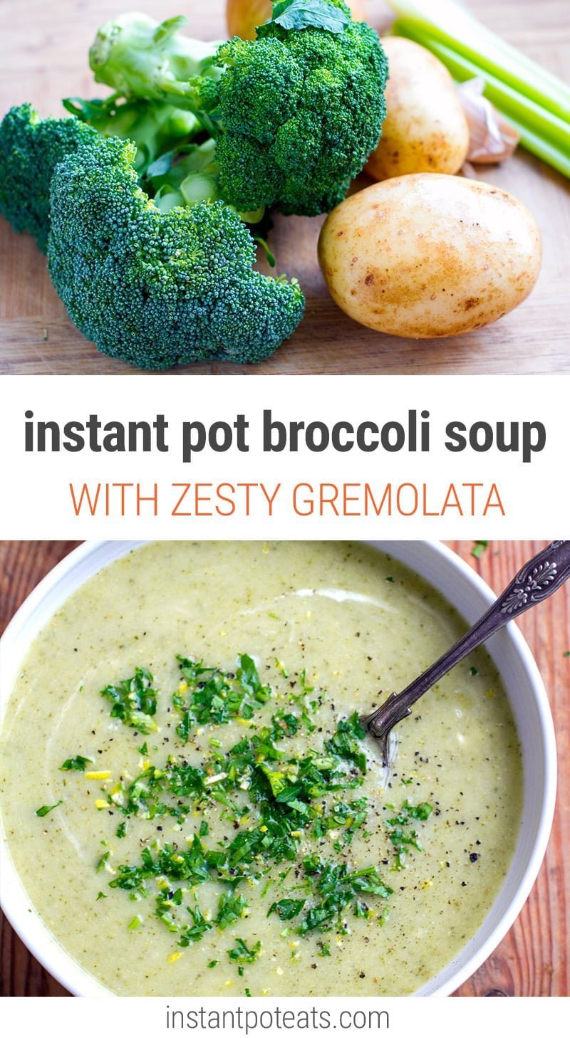 Instant Pot Broccoli Soup 