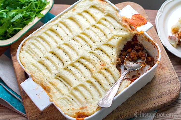 Gluten Free Shepherd's Pie (Lentil option) - AtMyTable