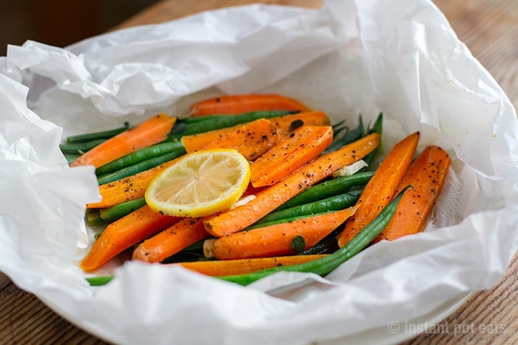 Kitchen Tip Tuesday: Use Parchment Paper to Steam Veggies (Lemon Herb  Vegetables En Papillote) - 365 Days of Slow Cooking and Pressure Cooking