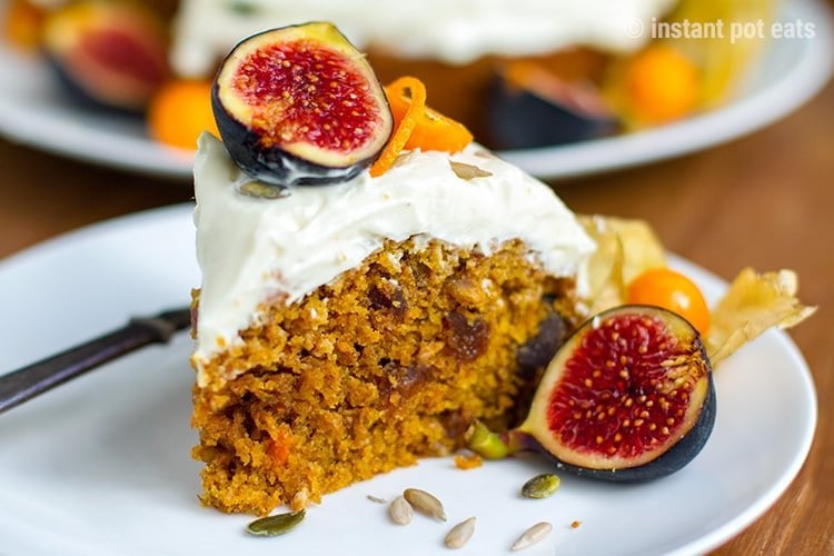 Instant Pot Carrot Cake (Nut-Free)