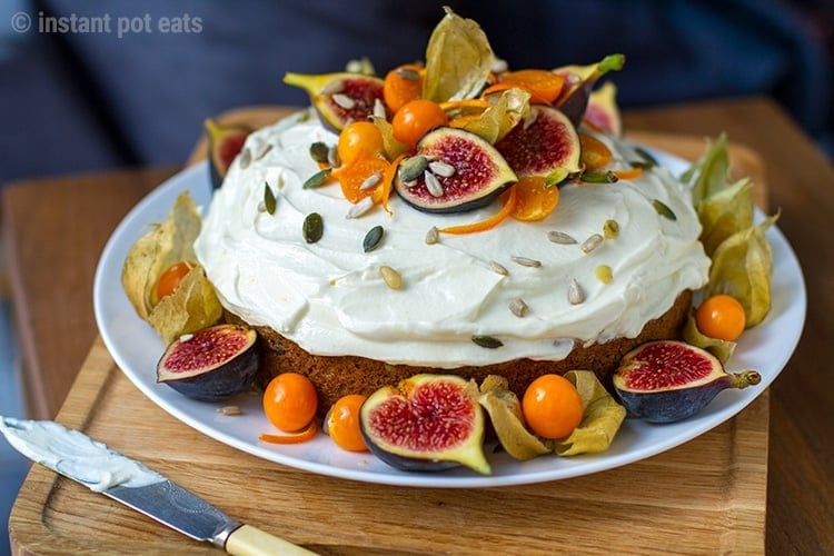 Pressure Cooker Carrot Cake