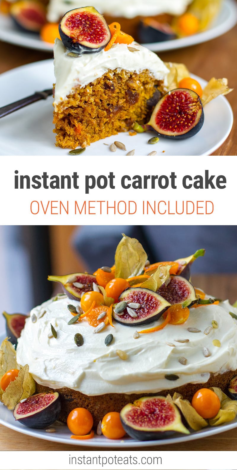 Instant pot carrot cake recipe hot sale