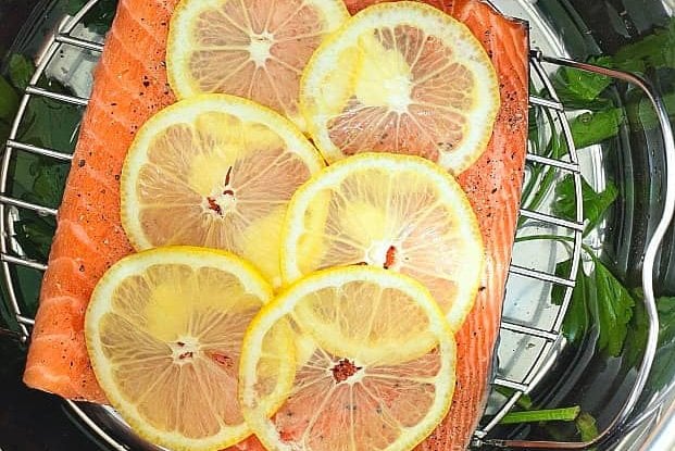 Lemon Pepper Instant Pot Salmon