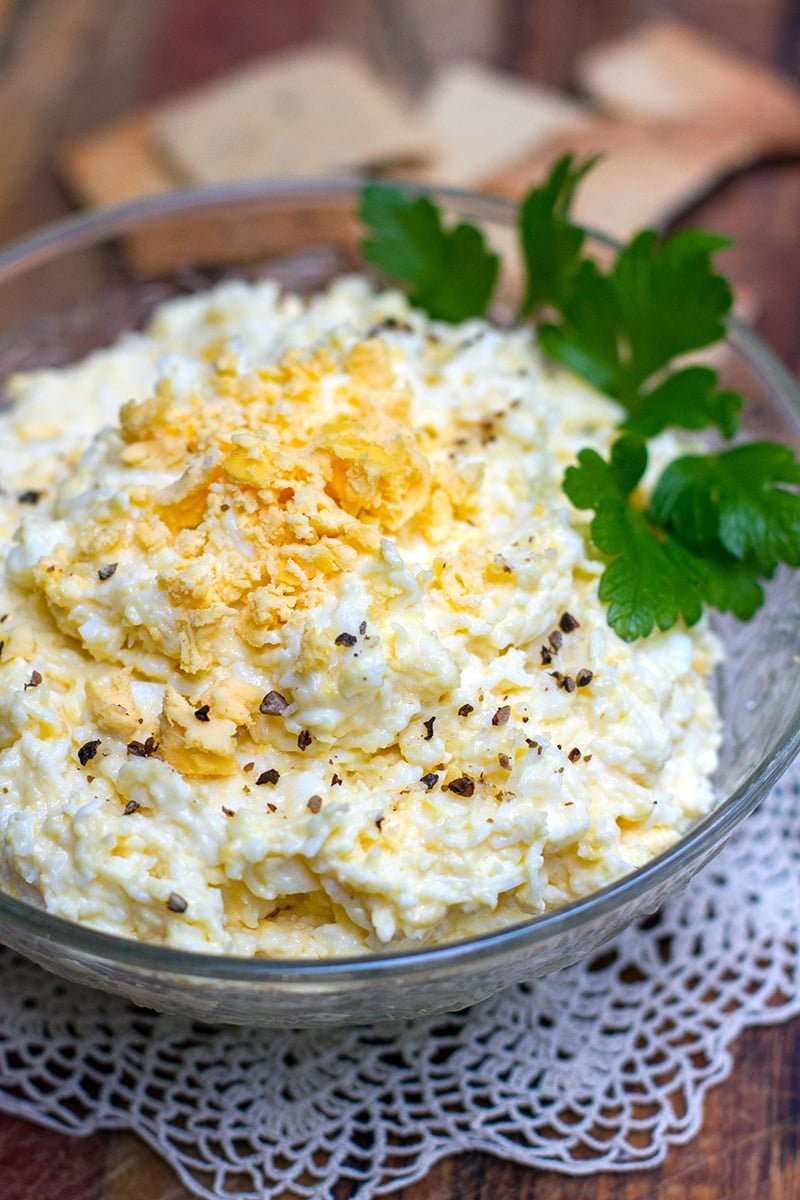 Instant Pot Egg Salad With Cheese & Mayo (Keto, Gluten-Free)