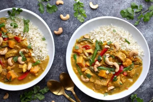 Sweet potato chicken curry