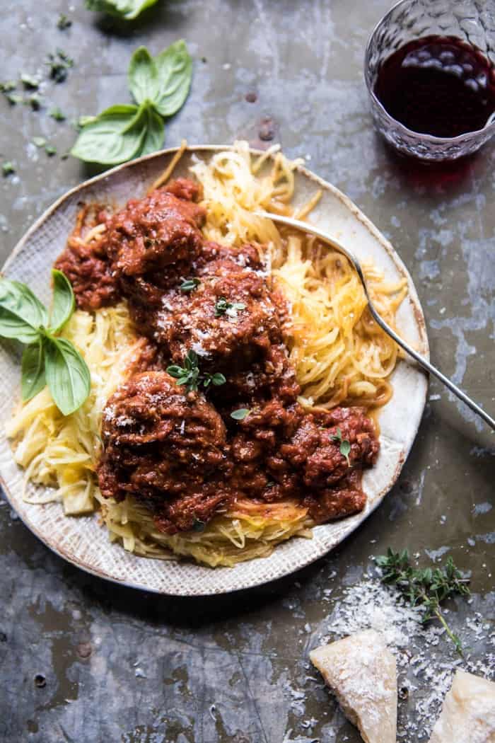 Turkey Meatballs & Spaghetti Squash 