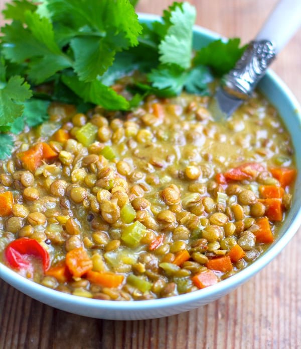 Super Easy Coconut Lentil Curry