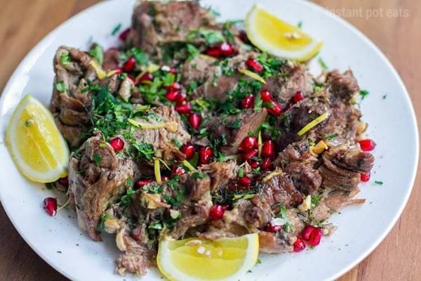 Greek-Style Instant Pot Lamb Shoulder Roast 