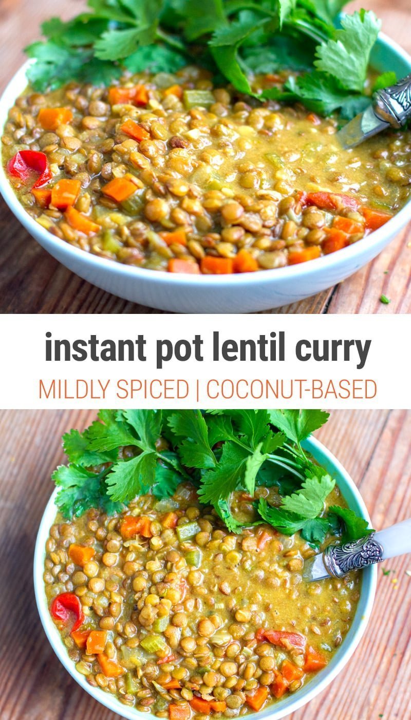 Lentil Curry In Instant Pot
