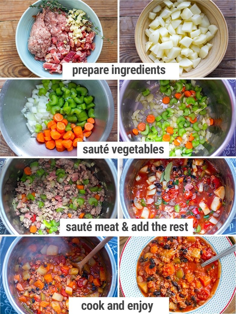 Instant Pot Pork Stew With Beans Tomatoes Instant Pot Eats