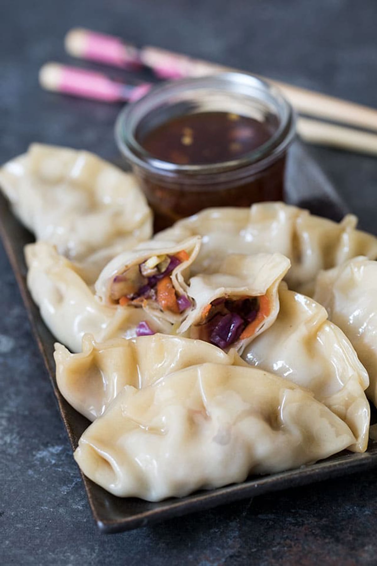 Asian Steamed Cabbage Dumplings 