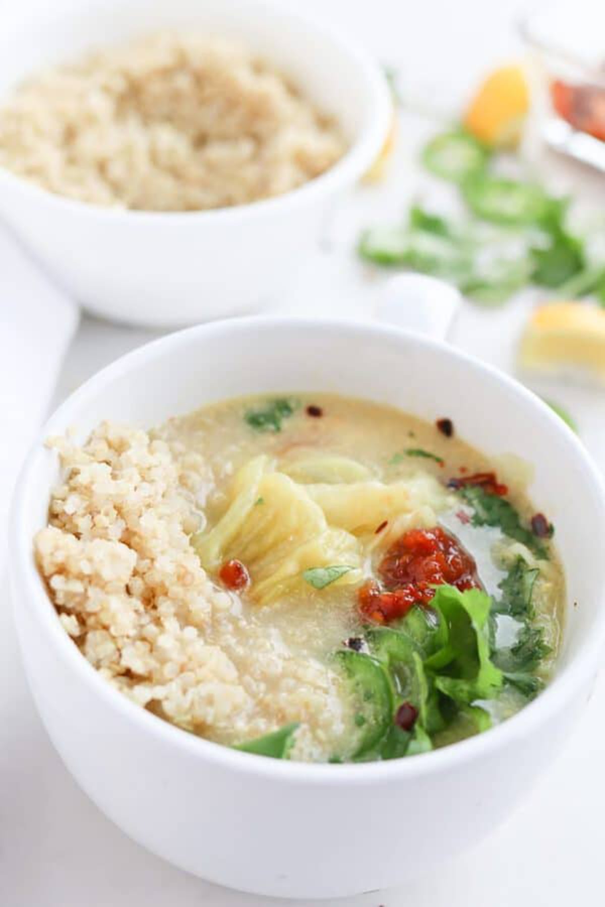 Thai Chicken Coconut & Cabbage Soup