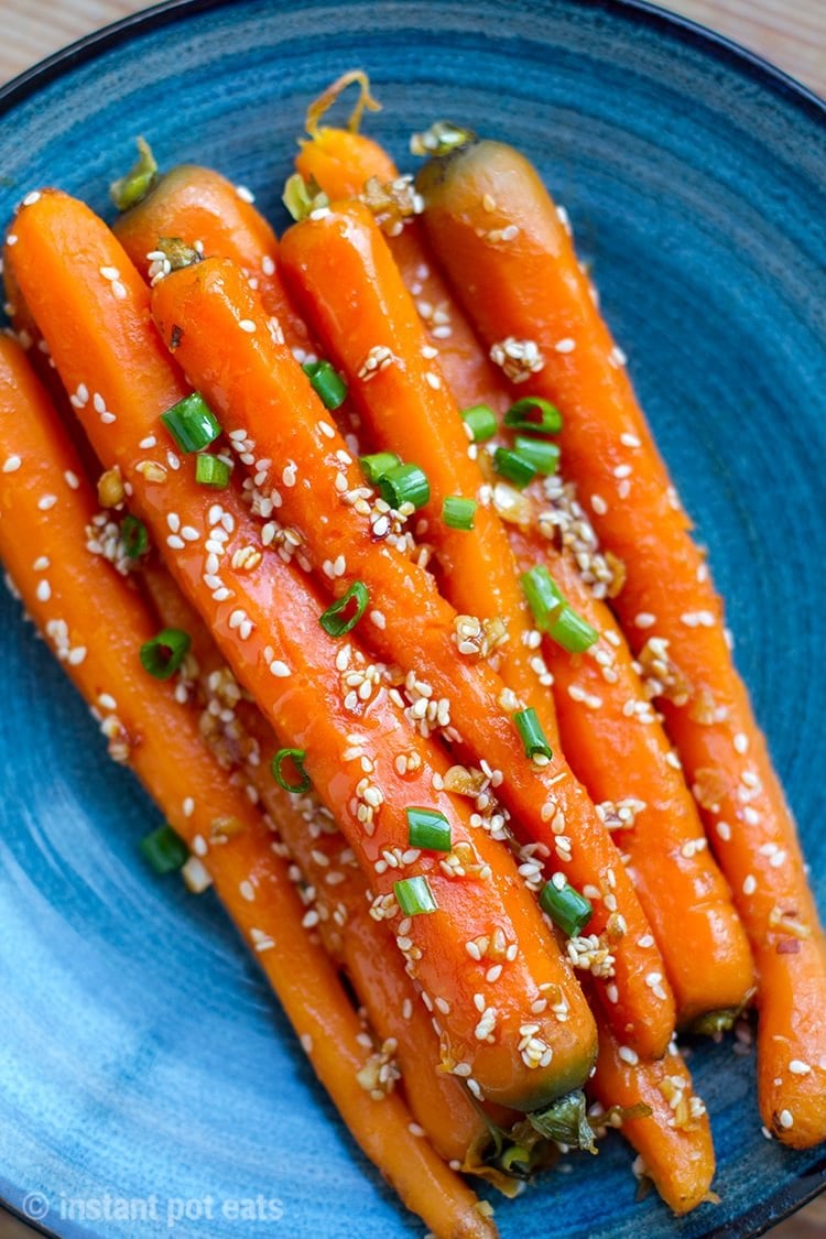 Instant Pot Carrots With Honey Soy Glaze 