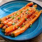 Instant Pot Honey Soy Carrots With Sesame Seeds