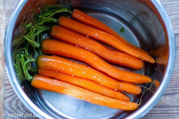 Cooking carrots in your Instant Pot