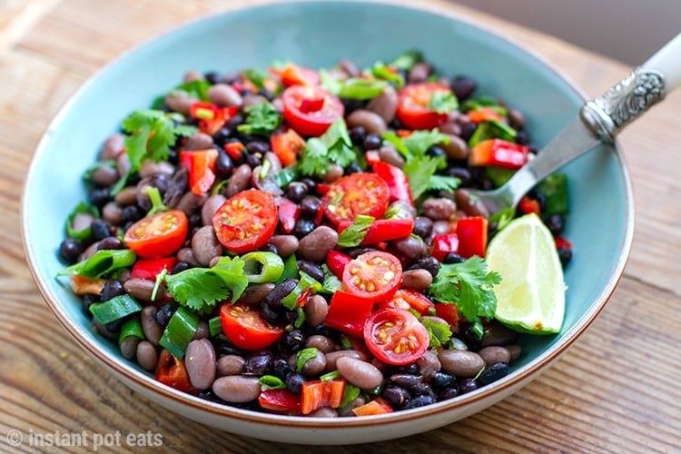 Mexican Bean Salad with Instant Pot 