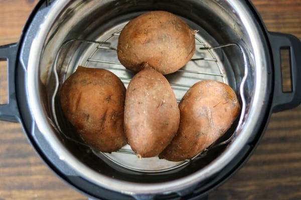 Instant Pot trivet with potatoes