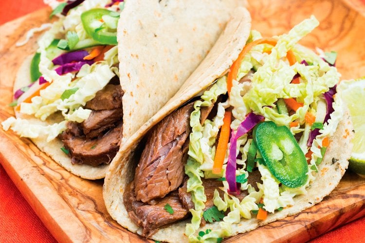 Instant Pot Vietnamese Beef Tacos