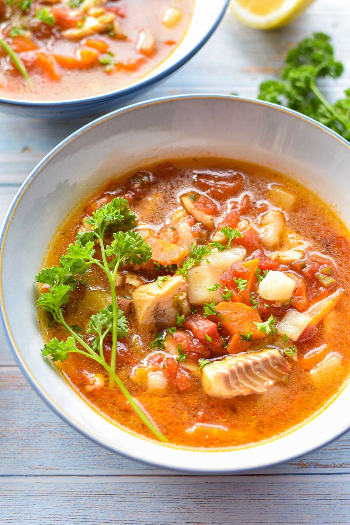 Instant Pot Mediterranean-Style Fish Stew (Low FODMAP, Whole30)