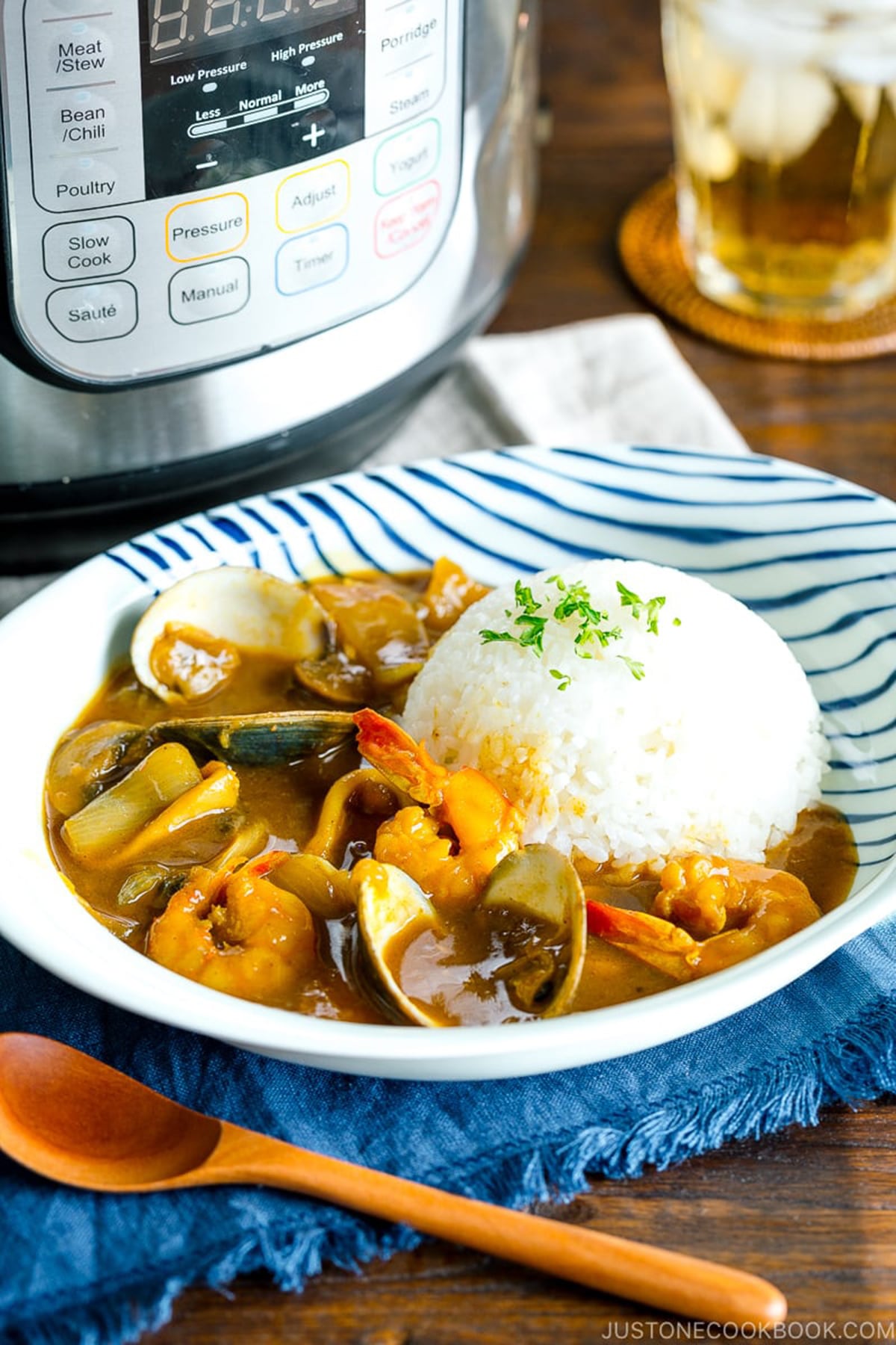 Japanese Seafood Instant Pot Curry 