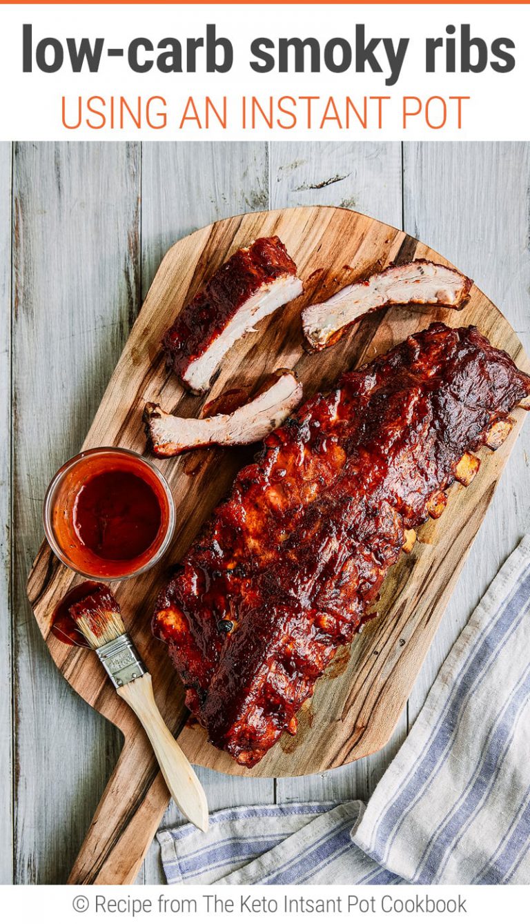 Instant Pot Ribs (Keto, Low-Carb, Smoky Barbecue)