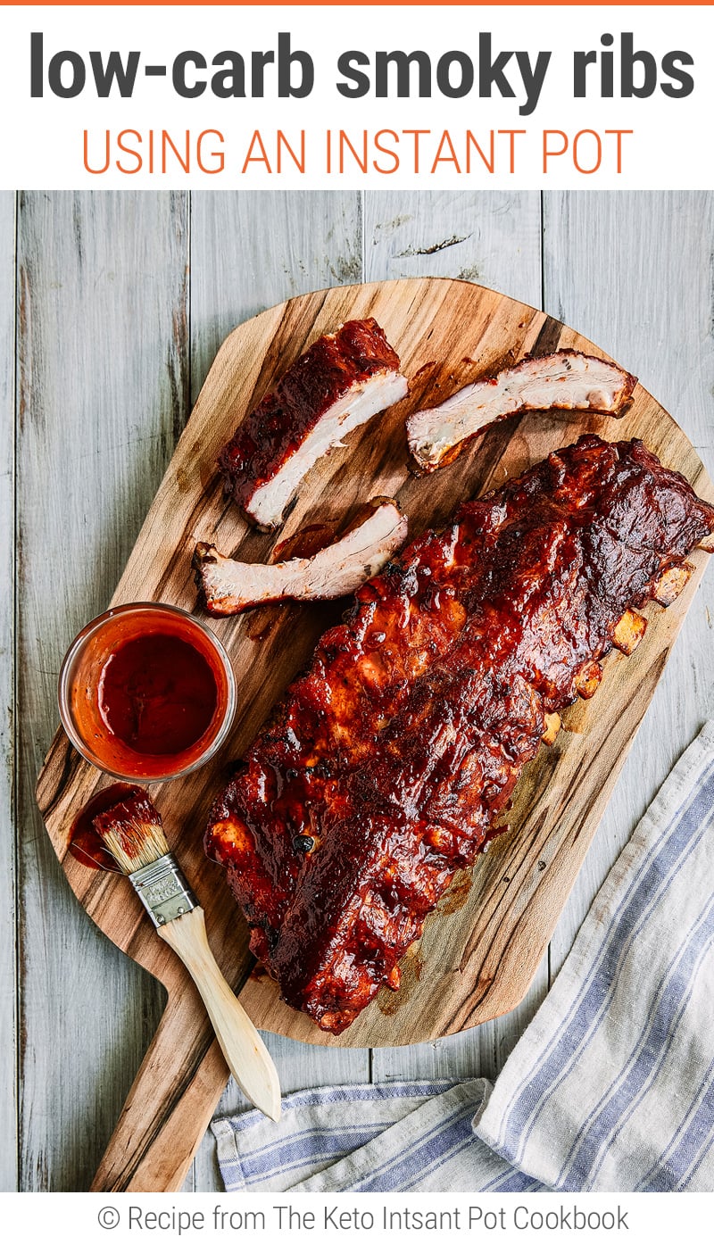 Instant Pot Ribs Keto Low Carb Smoky Barbecue