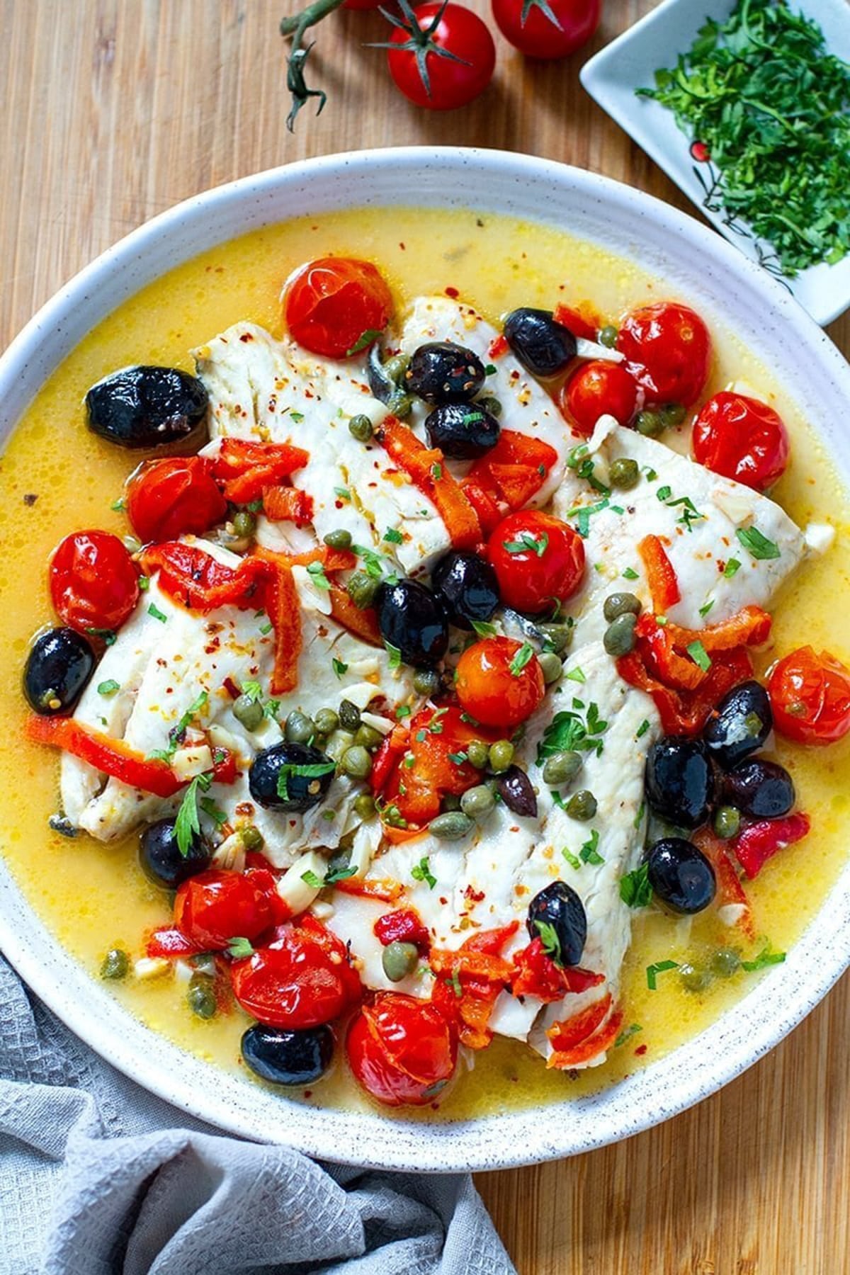 Instant Pot Italian Fish (From Frozen, Whole30, Paleo)