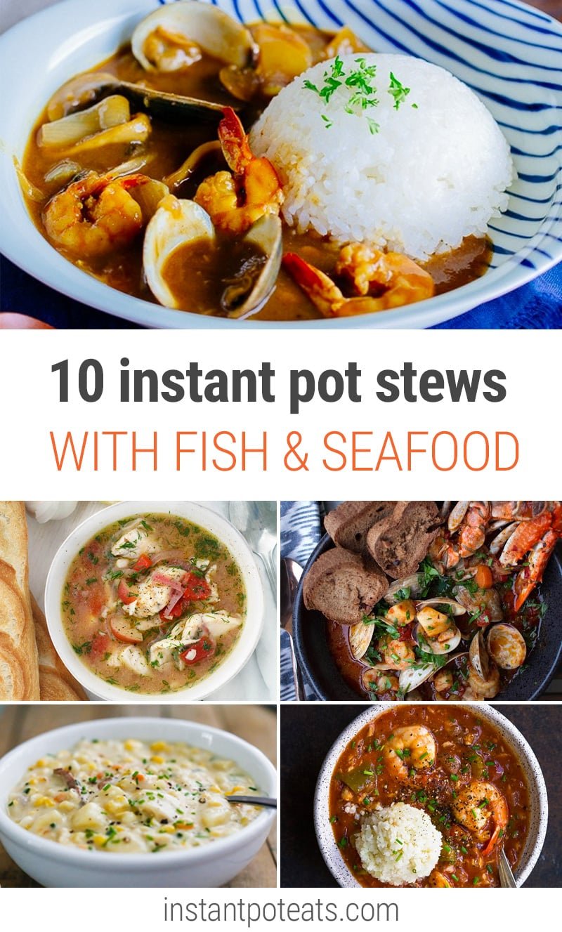 10 Delicious & Fresh Fish & Seafood Stew Recipes for Instant Pot