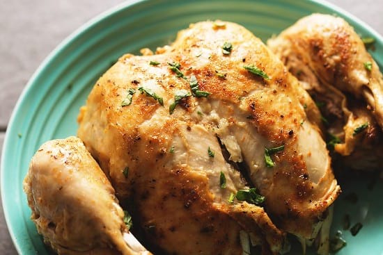 Instant Pot Whole Chicken With Compound Butter 