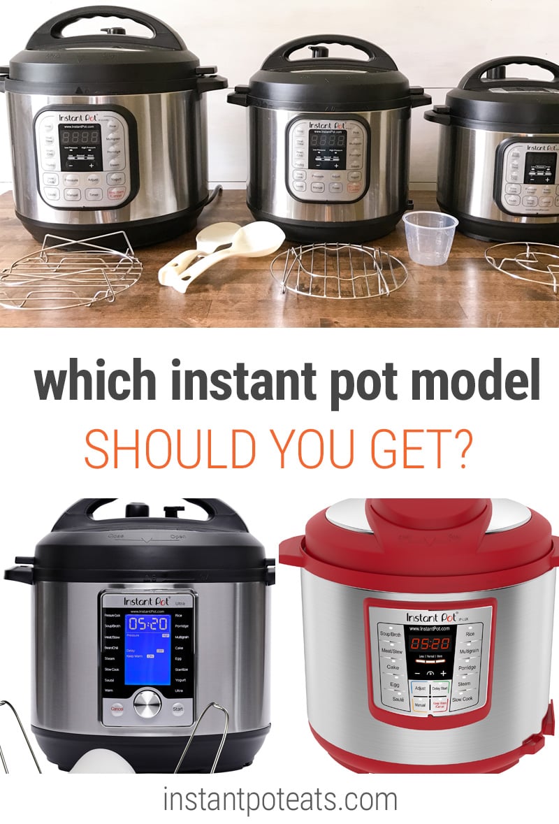 Buying An Instant Pot: A Quick Guide to 3 Popular Models. Choose the one that suits your needs.