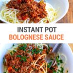 Instant Pot Bolognese Recipe