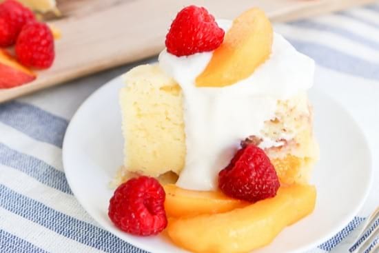 Gluten-Free Peach Melba 