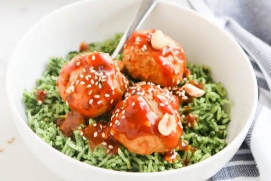 Kung Pao Chicken Meatballs 