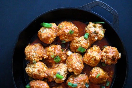 Instant Pot Buffalo Chicken Meatballs 