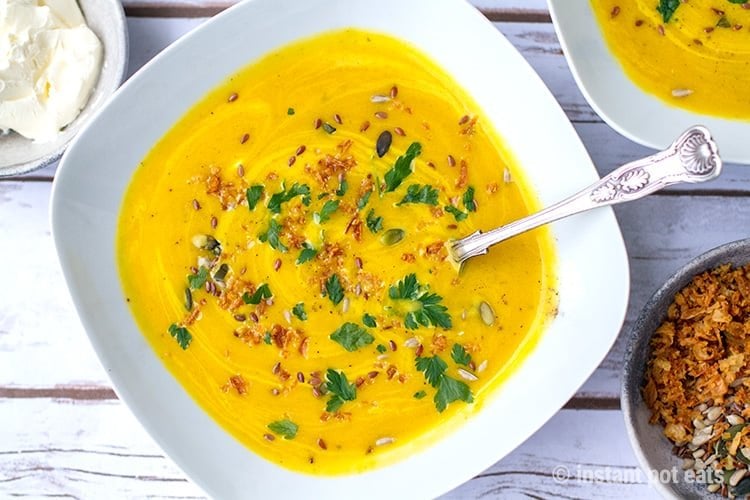 Instant Pot Butternut Squash Soup Recipe