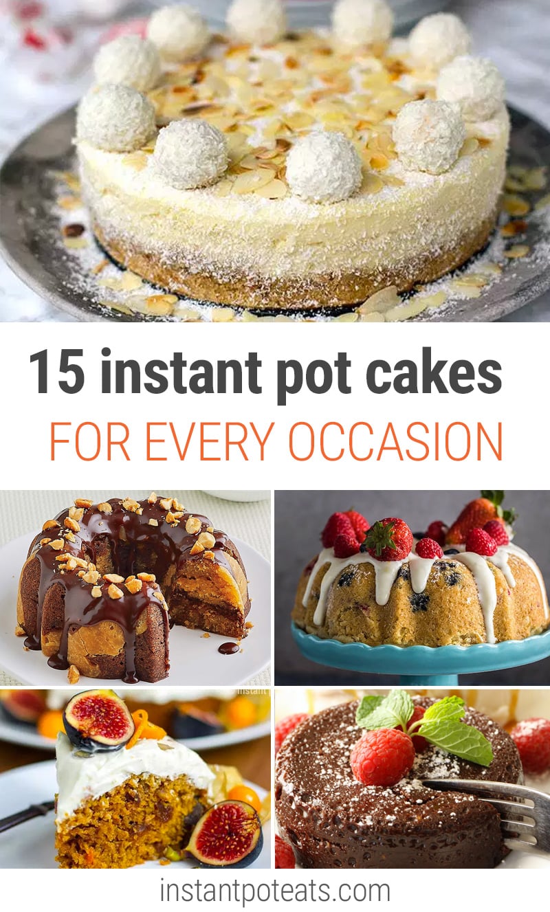 Instant Pot Cake Recipes For Every Occasion