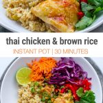 Instant Pot chicken and brown rice recipe