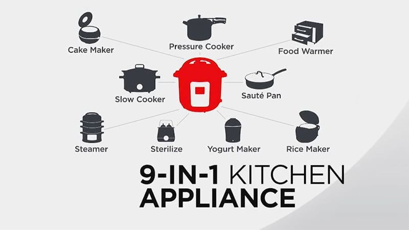 Instant Pot Viva 15 functionalities