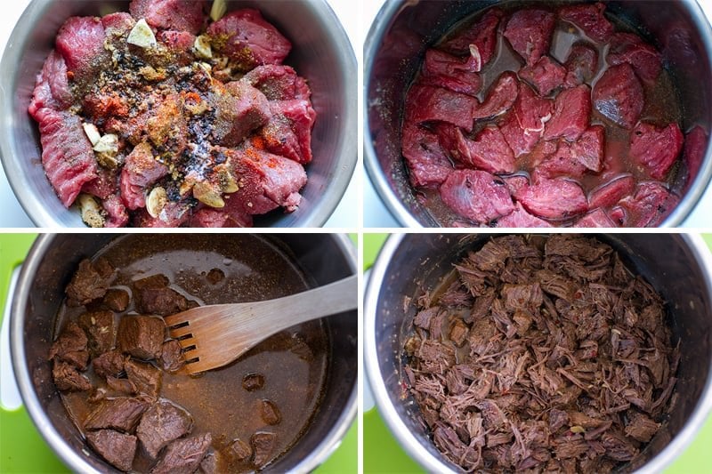 Shredded beef Instant Pot recipe