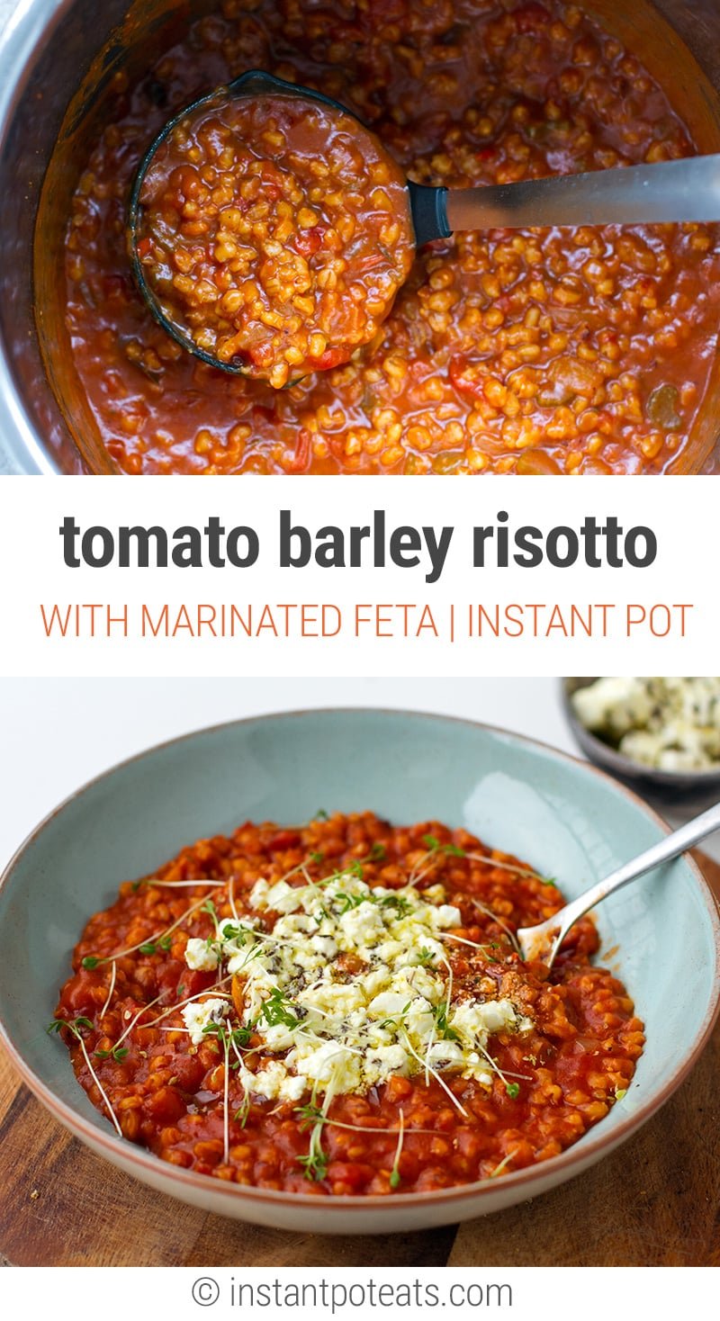 Instant Pot barley risotto  