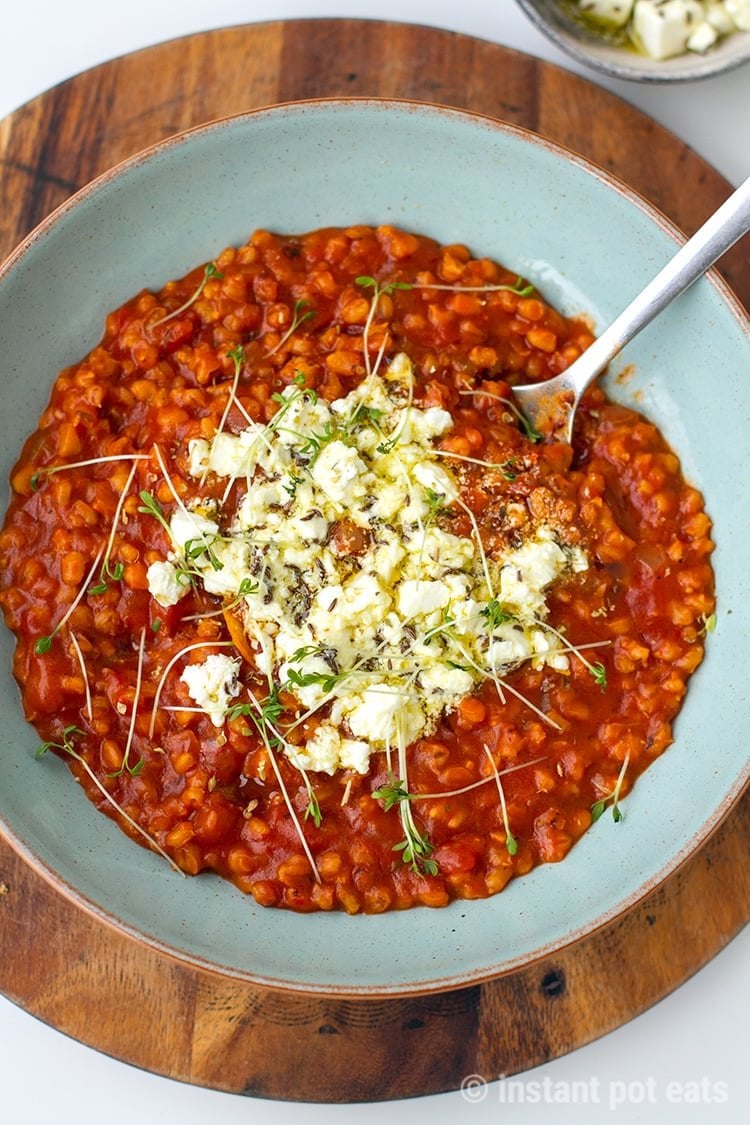 Instant pot discount mushroom barley risotto