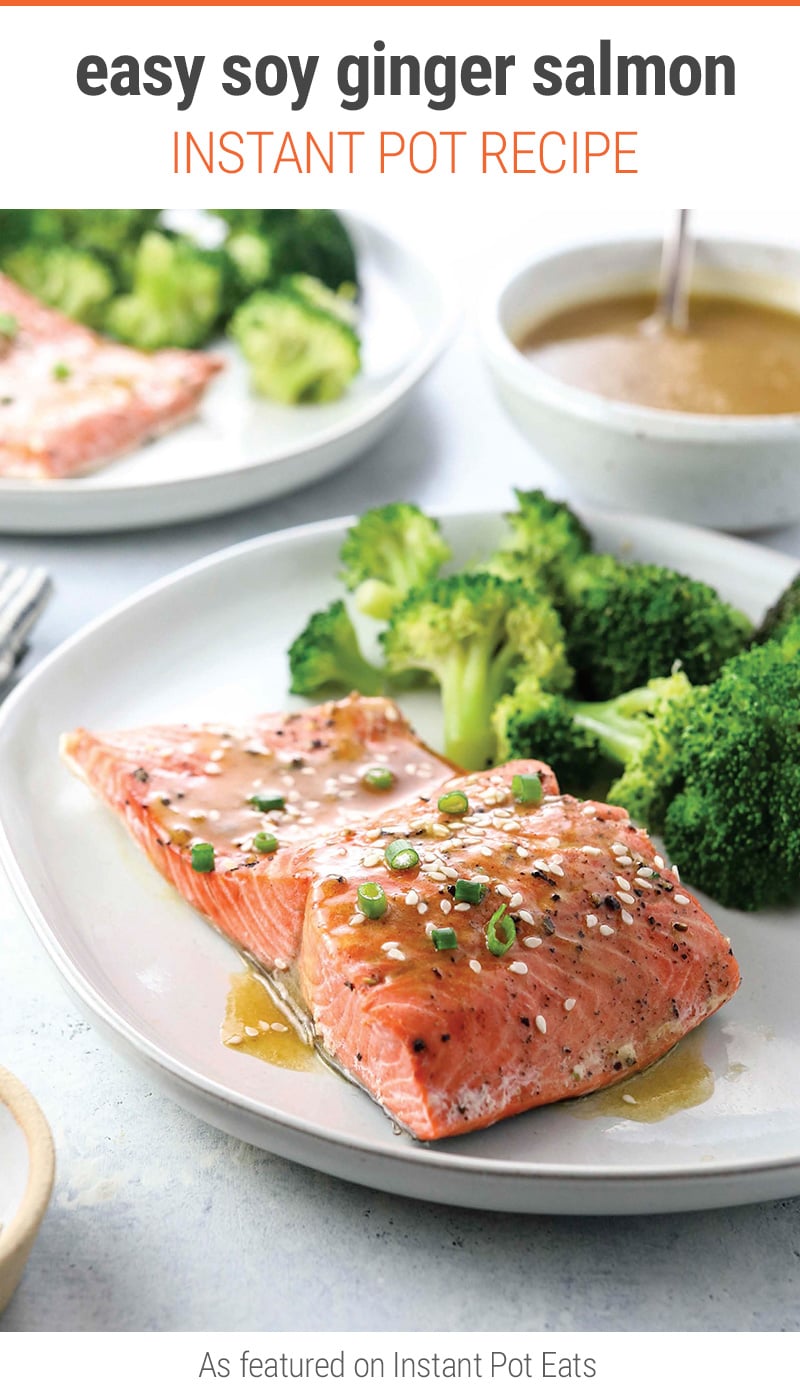 Instant Pot Salmon With Soy-Ginger Dressing
