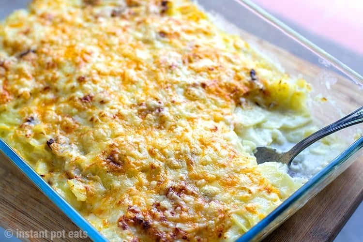 Instant Pot Scalloped Potatoes & Leeks Au Gratin