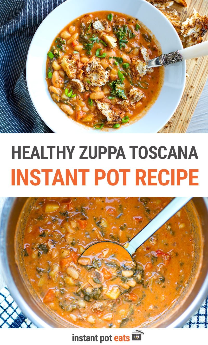 Healthy Instant Pot Zuppa Toscana (Tuscan Soup)