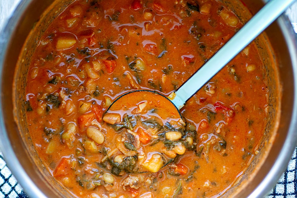 Zuppa Toscana soup Instant Pot recipe